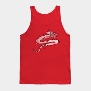 Pink dragon Tank Top